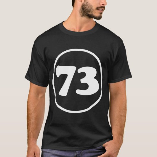 73 – 数最高の数 Tシャツ (正面)
