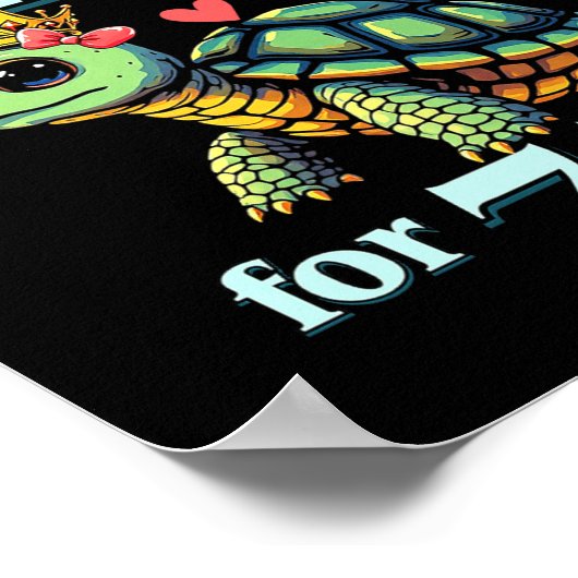 73rd Wedding Anniversary Couples My Turtle King Fo ポスター (角)