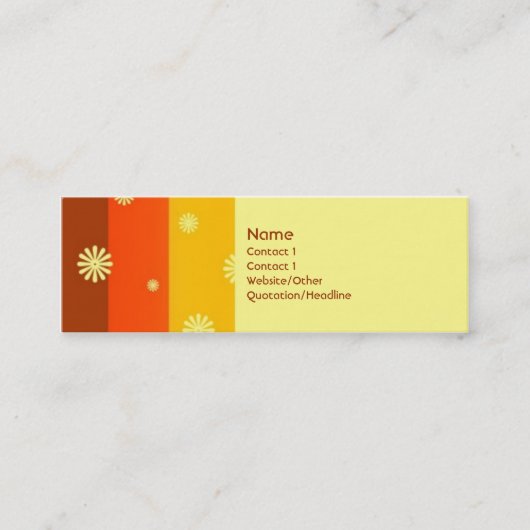 74の夏 スキニー名刺 (正面)