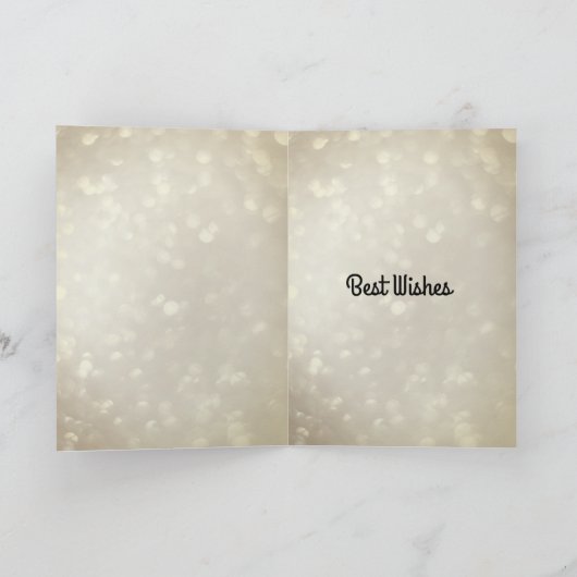 74パーソナライズされた誕生日折りグリーティングカード カード (内部)