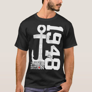 74年耐用年数1948年セーラー74誕生日 Tシャツ