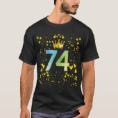 74歳の誕生日 Tシャツ (正面)