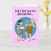 74番目おもしろいの誕生日カード カード (黄色い花)