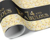 74誕生日 ラッピングペーパー (ロールコーナー)