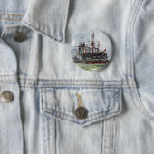 74門の三等艦HMS Implacable 缶バッジ (インサイチュ)