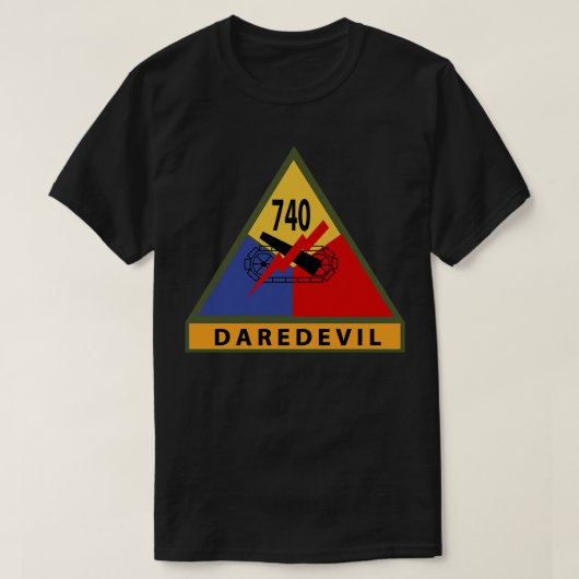 740thTank大隊SSI、ネームテープ付き Tシャツ (デザイン正面)
