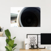 747エンジン ポスター (ホームオフィス)