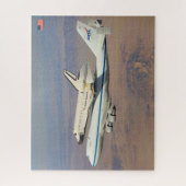 747宇宙シャトルキャリア航空機(16x20インチ) ジグソーパズル (縦)