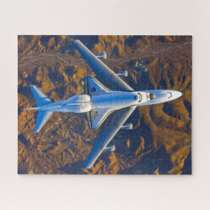747宇宙シャトルキャリア航空機(16x20インチ) ジグソーパズル