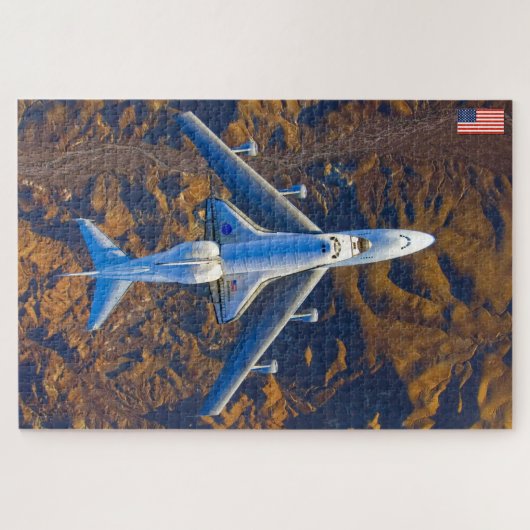 747宇宙シャトルキャリア航空機(20x30インチ) ジグソーパズル (横)