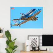 747宇宙シャトルキャリア ポスター (ホームオフィス)