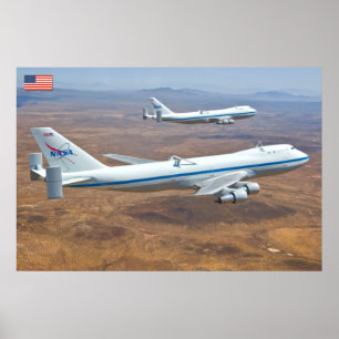 747宇宙シャトルキャリア ポスター