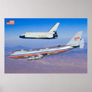 747宇宙シャトルキャリア ポスター