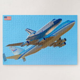 747 スペースシャトル輸送機 (20x30 インチ) ジグソーパズル