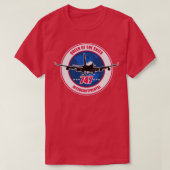 747 Jumbo Jet Tシャツ (デザイン正面)
