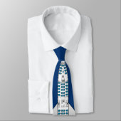 747 Seatplanのタイの青 ネクタイ (タイ)