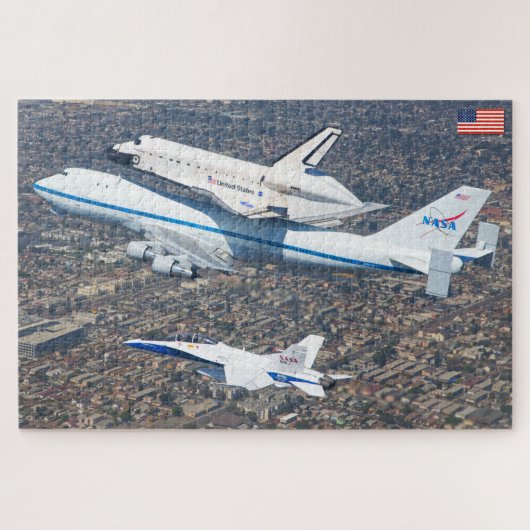 747 SPACE SHUTTLE CARRIER AIRCRAFT (20x30 INCH) ジグソーパズル (横)