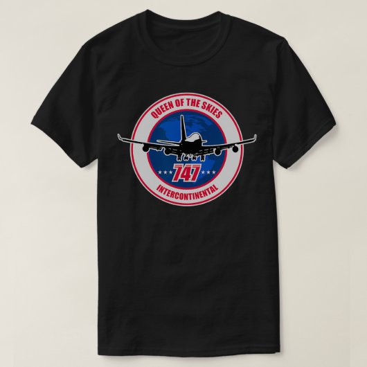747 Tシャツ (デザイン正面)