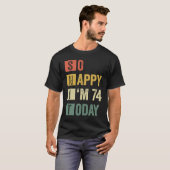 74 74th皮肉誕生日 tシャツ (正面フル)