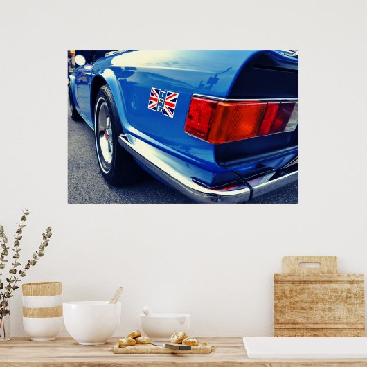 '74 TR6 ポスター (キッチン)