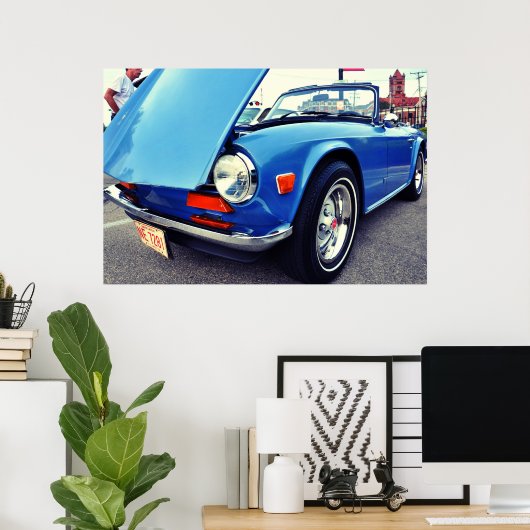 '74 TR6 ポスター (ホームオフィス)