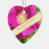 74thアニバーサリー編集可能 セラミックオーナメント (左)