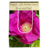 74thアニバーサリー編集可能 ミディアムペーパーバッグ (裏面)