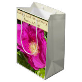 74thアニバーサリー編集可能 ミディアムペーパーバッグ (裏面アングル)