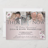 74th Anniversary Refined Orchid Then And Now 招待状 (正面)