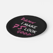 75おもしろい番目の誕生日が良い ペーパープレート (アングル)