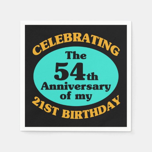 75おもしろい誕生日ギャグギフト スタンダードカクテルナプキン (正面)