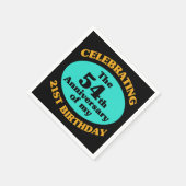 75おもしろい誕生日ギャグギフト スタンダードカクテルナプキン (角)