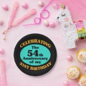 75おもしろい誕生日ギャグギフト ペーパープレート (パーティー)