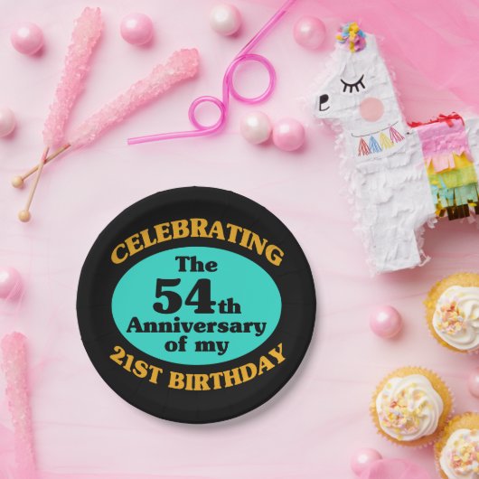 75おもしろい誕生日ギャグギフト ペーパープレート (パーティー)