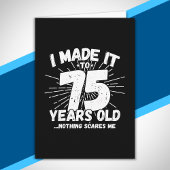 75おもしろい誕生日引用文皮肉75歳 カード