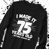75おもしろい誕生日引用文皮肉75歳 Tシャツ
