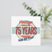 75おもしろい誕生日旧ファッションド カード (スタンド正面)