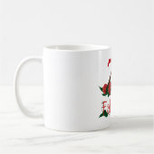 75およびすばらしい第75誕生日数 コーヒーマグカップ (左)