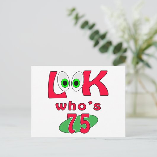 75って誰だ？ ポストカード (スタンド正面)