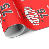 75で完全さに老化させる ラッピングペーパー (ロールコーナー)