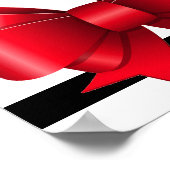 75とモダンセンセーショナルイベントパーティーウェルカムサイン ポスター (角)