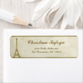 .75インチx 2.25インチ差出人住所ヴィンテージParis ラベル (インサイチュ)