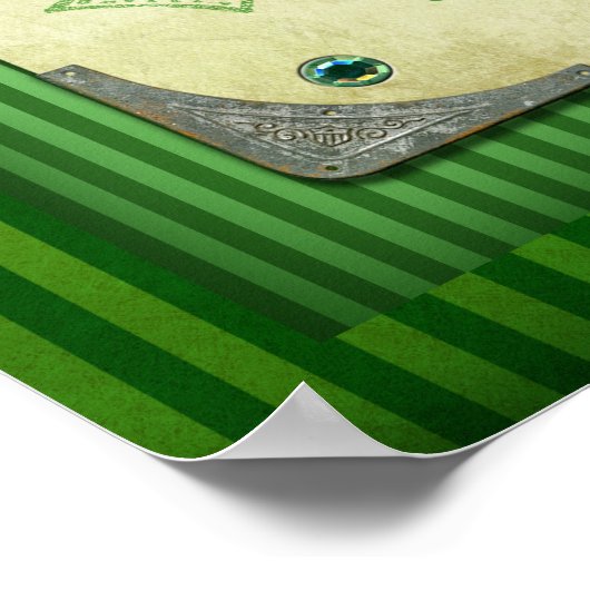 75カクテルフランスのヴィンテージニューオーリンズのポスター ポスター (角)