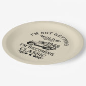 75パーソナライズされたヴィンテージ75歳 ペーパープレート (アングル)