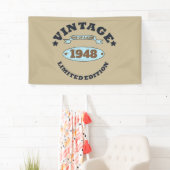 75パーソナライズされたヴィンテージ75歳 横断幕 (インサイチュ)