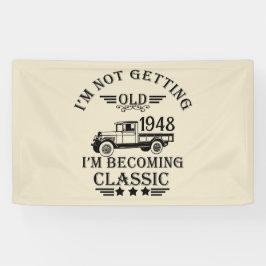 75パーソナライズされたヴィンテージ75歳 横断幕