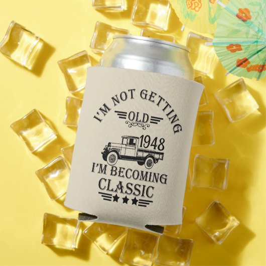 75パーソナライズされたヴィンテージ75歳 缶クーラー (インサイチュ 夏)