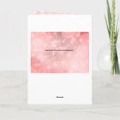 75パーソナライズされた番誕生日折りグリーティングカード カード (裏面)