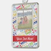 75ユニーク歳の誕生日パーティーの贈パーソナライズされたり物 シルバープレートフレームオーナメント (左)