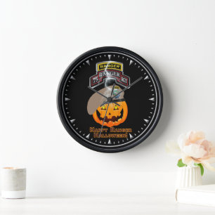 75レンジャー連隊ハロウィン 壁時計